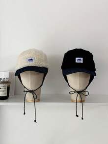 Retro Leopard Plush Warm Ushanka Hat, Women Winter Earflap Windproof Aviator Hat, New Mature Sexy Leopard Plush Earflap Hat, Women Winter Warm Ushanka Hat - Multicolor - View 3