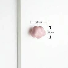 Tiradores de muebles con diseños de estrellas, nubes y lunas en cerámica para habitaciones infantiles, manijas de armarios y cajones con dibujos animados