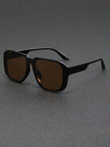 1pc Elegant Retro Fashion Glasses - Decorative Accessory Glasses, Casual Wear Glasses, Stylish Frame, Durable Material, Exquisite Design, Vintage Style, Unique Statement Glasses, Accessory Enthusiasts Exclusive