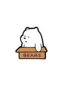 3 pièces Broches pins de bande dessinée d'ours, panda adorable, ours polaire, ours brun, accessoires décoratifs en métal d'alliage pour sacs, vêtements, robe, accessoires pour vêtements, sacs, charmes, école, bureau, chemises, vestes, bijoux, Noël, Halloween