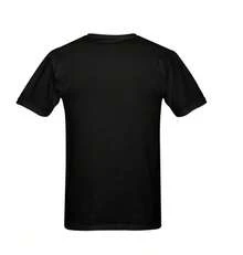 Relaxed Fit Graphic T Shirt For Men - Funny 'Back And Body Hurts' Print - 黑色 - 查看 3