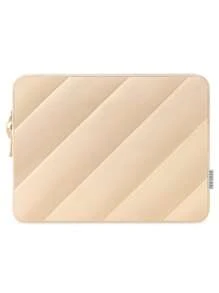 SENLASI SENLASI Puffy Protective Laptop Sleeve 13.5 14 15 16 Inch,Laptop Bag Compatible With Macbook Air 13 15 M1 M2 2012-2023, Pro 13 14 15 2010-2022,14-16 Chromebook Surface Notebook,Soft Fluffy Inner Lining, Waterproof Laptop Case,Beige Black Pink