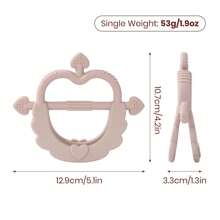 1 包婴儿出牙玩具 - 硅胶出牙玩具 | 防掉落三面手套出牙胶，缓解出牙困难 | 易于抓握 - 彩色 - 查看 6