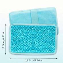 1pc Reusable Gel Ice Pack With Strap - Applicable For Knee, Back, Ankle Injuries - Cold/Hot Therapy Gel Bead Bag - Multicolor - View 8