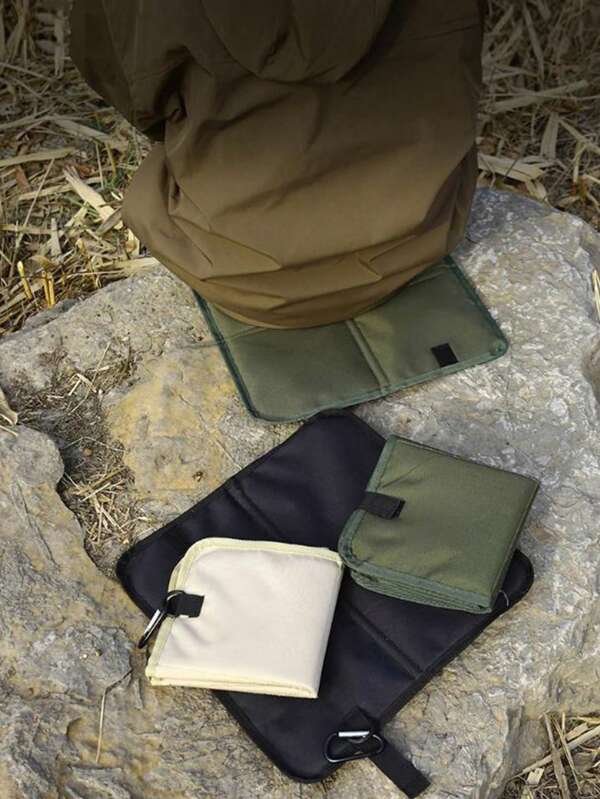 1 pezzo Cuscino pieghevole e portatile per campeggio all'aperto, tappetino antiumidità per parco e prato, tappetino da terra per escursionismo e trekking, cuscino per sedia, tappetino da picnic