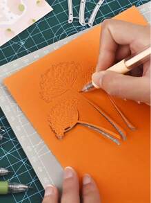 1pc Art Utility Knife PenPush Style Art Knife Set For Sticker Album, Cutting Tool, Utility Knife, Lettering Knife, Student Diy Arts And Crafts Supplies(Notice: Pen Knife Can Not Replace A Knife, Belongs To The Stationery Supplies,Not Sharp)(Random Color),For School Supplies,Back To School