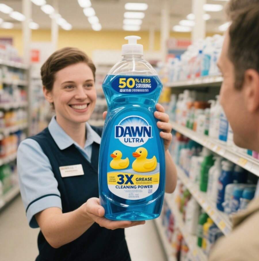 Dawn Ultra Original Dish Soap |   Dishwashing Liquid, 3X Grease-Fighting Power, Concentrated Formula