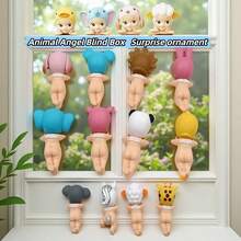 1 件动物天使玩偶系列、阳光毛绒玩偶、派对小礼品、节日礼物系列、惊喜盲盒天使小雕像/盲袋、可爱动物天使玩偶、盲袋、天使、盲袋、神秘盒子、高品质随机惊喜盲盒、桌面装饰、汽车装饰、送给女朋友/女士的礼物