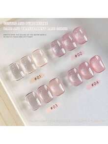 MORDDA 5Ml 4 Colors New Popular Nail Gel Semi Permanent Nail Art Soaking UV LED Nail Salon DIY Nail Salon Gel