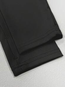 秋冬女士瑜伽夹克，运动跑步骑行服，长袖健身夹克，拉链上衣 - 黑色 - 查看 5