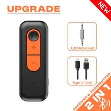 VAORLO 新款 USB 蓝牙 5.3 音频接收器适配器，无线立体声音乐，3.5mm AUX R/L RCA 接口，带麦克风，支持 U 盘播放，适用于车载扬声器功放和桌面功放。 - 彩色 - 查看 13