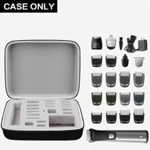 Estuche compatible con Norelco Multigroom Series 7000 5000 Kit de arreglo personal para hombres con recortadora MG7750/49 MG7910/49 MG9510/60. Soporte de almacenamiento para recortadora y accesorios (solo caja), 9058477