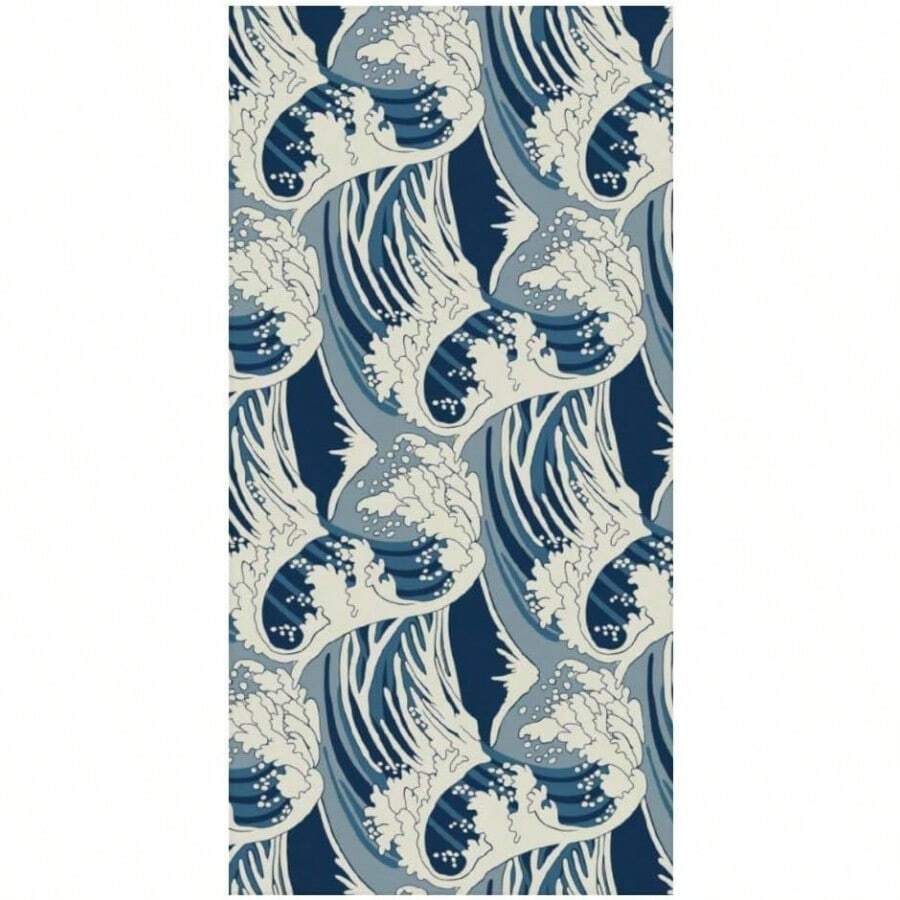 MSea Wave Microfiber Lightweight Thin Beach Towel Sand Free Quick Dry Er Absorbent Compact Oversized Large Towels For Swimming Pool Yoga Gym Travel Vacation Entials Adults5001 - SeaWave-30"x60" - 查看 1