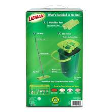 Versatile Rinse N Wring Flat Mop System With Microfiber Pad Dual Chamber Bucket Efficient Cleaning Tool Hard Surfaces - Nhiều màu - Xem 10