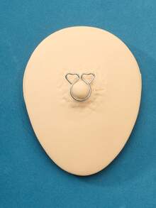 2个装无穿孔夹式乳环，可调节垂坠式锆石乳房饰品，女士不锈钢仿穿孔饰品