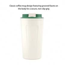 Starbucks White 473ml  Cup Classic Goddess Logo Stainless Steel Hot And Cold Insulation Travel Cup High Value Water Cup Holiday Gift Valentine's Day And Chinese Valentine's Day