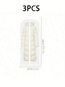 Túi chống bụi cho quần áo, túi đựng bụi, túi treo chống bụi trong suốt dùng trong gia đình, túi chống bụi cho quần áo và vest có thể giặt được. - Nhiều màu - Xem 18