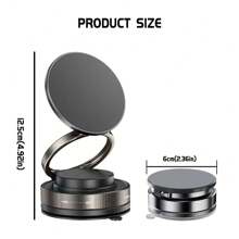 Supporto magnetico per telefono regolabile a 360°, supporto per telefono con ventosa compatibile con Magsafe, supporto portatile per telefono cellulare per auto, trucco/palestra/specchio, compatibile con , telefoni Android, regalo per compleanni, famiglia, amici, accessori per auto, supporto per telefono in auto