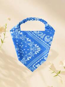 Women's Simple & Vintage Crossed Bandana Print Headbands Boho Hair Band Turban Headband Sweatband, Holidays And Streetwear, Headband, HairScarf, Bandana Top, Women Bandana Scarf Hair Accessories Autumn Accessories - Multicolor - View 8