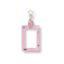 角色扮演系列动漫人物卡哇伊新 Kpop 卡通 Bt，-21，流行 Cooky Koya 3 英寸偶像透明卡夹信用卡 ID 银行卡照片卡夹钥匙扣送给朋友的圣诞节和生日礼物