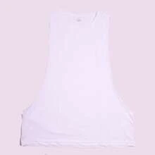 Men's Sleeveless Muscle Stringer Tank Top Cut Open Gym Training Bodybuilding Vest Shirts-2025 - màu đen - Xem 6