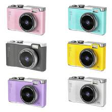 Cámara digital 1080P, cámara con zoom digital 16X para Vlogging, cámara de fotografía recargable con pantalla LCD de 2.4", compatible con tarjeta SD de 32G, para fotografía, grabación de video y webcam, regalo ideal para Acción de Gracias, Navidad, Año Nuevo