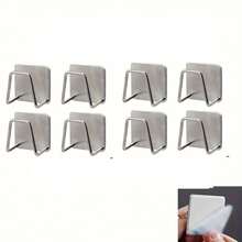 1/2/4 件别致不锈钢海绵架 - 易粘贴，无需钻孔，厨房和浴室海绵收纳架 - 耐用且防锈