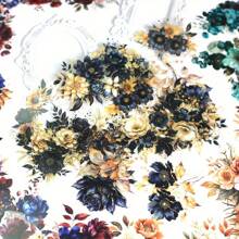 20 件花卉装饰拼贴贴纸 PET 材质贴纸，适用于剪贴簿用品，美观的垃圾日记本装饰贴纸，适用于学校用品，返校 - 彩色 - 查看 6