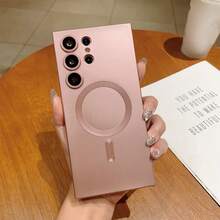 奢华磁吸手机壳，兼容三星 Galaxy A56、A36、A26、A16、A06、S25 Ultra、S24 Ultra、S23 Ultra，柔软 TPU 材质，圣诞礼物