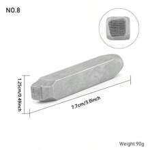 Steel Stamp Punch Set - Jewelry Metal Stamping Tools - Jewelry Engraving Tools - Jewelry Chasing Set Professional Craft Mold - Steel Texture - Suitable For Stamping On Wood, Leather, Jewelry And Other Materials - Handicraft Art Punch Set