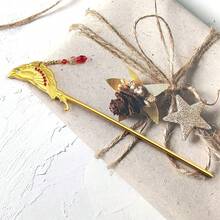 1 件可爱卡通锌合金动漫人物发夹，适合汉服、日常穿着、度假和旅行，四季皆宜 - 銀 - 查看 10