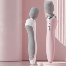 Portable Handheld Massager, USB Rechargeable Relaxation Massage Stick, Vibrating Massage To Relax Neck, Back, Legs, Waist, And Foot - Multicolor - View 3