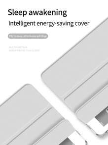 Funda protectora para tableta plegable de tres pliegues, con función de soporte, activación/desactivación inteligente, protección anti-caída en las cuatro esquinas, con ranura para bolígrafo, compatible con Tablet Tab M11 (2024), Tab M10 Plus (Gen 3), Tab P11, Redmi y Pad 7/7 Pro