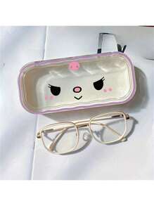 Estuche para gafas estilo anime de Hello Kitty "Encantador guardián" - Protección y almacenamiento de gafas adorable y de moda, opción de regalo perfecta para revelación de sexo, cumpleaños, bodas, fiestas, ideal para colegas, amigos y familiares, vuelta al cole