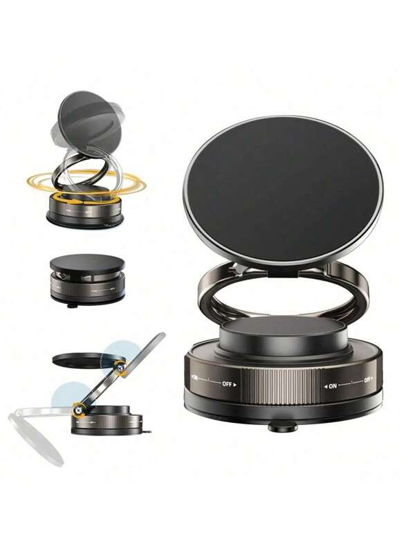Supporto magnetico per telefono regolabile a 360°, supporto per telefono con ventosa compatibile con Magsafe, supporto portatile per telefono cellulare per auto, trucco/palestra/specchio, compatibile con , telefoni Android, regalo per compleanni, famiglia, amici, accessori per auto, supporto per telefono in auto