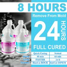 2-Gallon Crystal Clear Epoxy Resin Kit (With Pump System) • Complete 4-Piece Set: Resin + Hardener + Tools • Effortless 1:1 Mix Ratio • IDEAL FOR:  Tabletops & Bar Tops  Art Resin Projects  Preserved Flower Decor  Wedding Centerpieces  Back-To-School Crafts Your All-In-One Creative Solution! - White - View 6