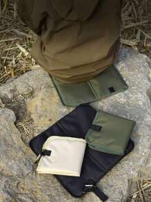 1pc Outdoor Camping Foldable Portable Seat Cushion, Park Lawn Moisture-Proof Mat, Hiking Trekking Ground Mat, Chair Pad, Picnic Mat