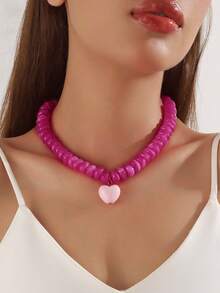 1 件复古串珠项链，迷人波西米亚风项链，个性珠宝，彩色颈链，日常项链，度假，派对，约会项链，送给她的礼物