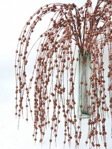 2/4/6/10 pièces Tige de baie scintillante artificielle Décoration d'arbre de Noël Branche scintillante de Noël DIY Couronne Mariage Fête Festival Cheminée Vase Décoration de maison Décorations de Noël Décoration de chambre Hiver