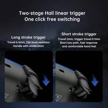 GAMESIR T4n Pro Supernova Magnetic Controller Dual-Mode Wireless Velvet Grip Adaptive Vibration Switch/PC/Steam/TV Universal Starry Blue (With Built-In Charging Base) - Starry Blue (with Charging Base) - View 7