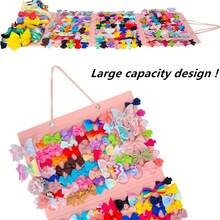 Butterfly Hair Clip Organizer And Accessory Storage Rack - Linen Display Stand For Headbands, Barrettes, Scrunchies, Hair Ties - Ideal For Halloween & Christmas Gifts (No Power Needed) - Multicolor - View 7