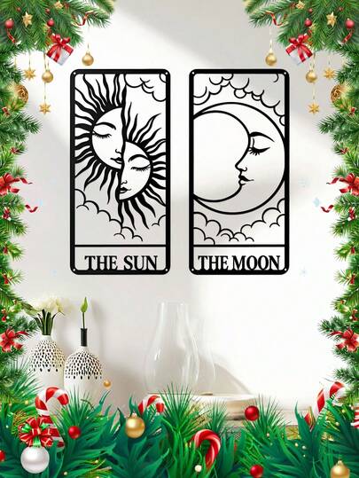 1 peça de Lua e Sol, Arte de Parede em Metal, Arte de Parede em Metal com Lua e Sol, Decoração de Sol e Lua em Metal, Arte de Parede em Metal com Montanha, Decoração de Arte em Metal com Logotipo de Sol e Lua, Decoração para Casa, Decoração de Parede. Claro, também pode ser um presente para qualquer ocasião, como: inauguração de casa, presente de aniversário, presente de Dia dos Namorados, presente para a família perfeita, casamento, decoração de Natal.