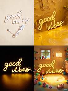 1 Miếng Đàn tăng dung Lá thư Đèn LED Neon Trang trí tường Đèn ngủ Đối với Nhà  Phòng ngủ , Ngày lễ Lễ cưới Buổi tiệc Đồ trang trí - trắng - Xem 7