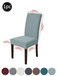 1pc/2pcs/4pcs/6pcs/30pcs Brown Jacquard Diamond Chair Cover, Dustproof And Stain-Proof, Classic And Simple Chair Cover, Suitable For Chairs In Living Room, Bedroom, Kitchen, Etc. - Multicolor - View 25