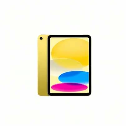  Tableta para estudiantes Apple iPad 11, aprendizaje en línea, diseño y pintura, pantalla táctil con chip biónico A16, protección ocular (antirreflejo True Tone), cámara HD, color amarillo