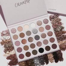 Paleta de sombras de ojos ColourPop Stone Cold Fox - Paleta de sombras de ojos de 30 panes con tonos fríos - Maquillaje de ojos con acabados mate y metálicos - Maquillaje de ojos de alta pigmentación con fórmula de larga duración (33g)