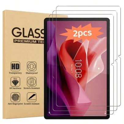 2pcs Tempered Glass Screen Protector, Suitable For Tab P11/P12/M7/M9/M10/M11/Yogo Tab 11/K10 10.3/K10/Honor Pad 10/Pad 2/Redmi Pad 2 Tablets. This Protective Film Is Easy To Install, High-Definition And Transparent, Bubble-Free, Scratch-Resistant And Durable. Ultra-Clear Tempered Glass Screen Protector, Suitable As A Birthday/Easter/Christmas Gift For Family/Friends/Boys/Girls.