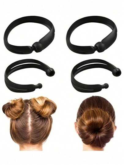 قطعتان من أدوات تصفيف الشعر للنساء، وسادة تشكيل الشعر سهلة الاستخدام لقصات البوب والتسريحات الكروية، طقم تصفيف الشعر، طقم أدوات الشعر، لوازم المدرسة