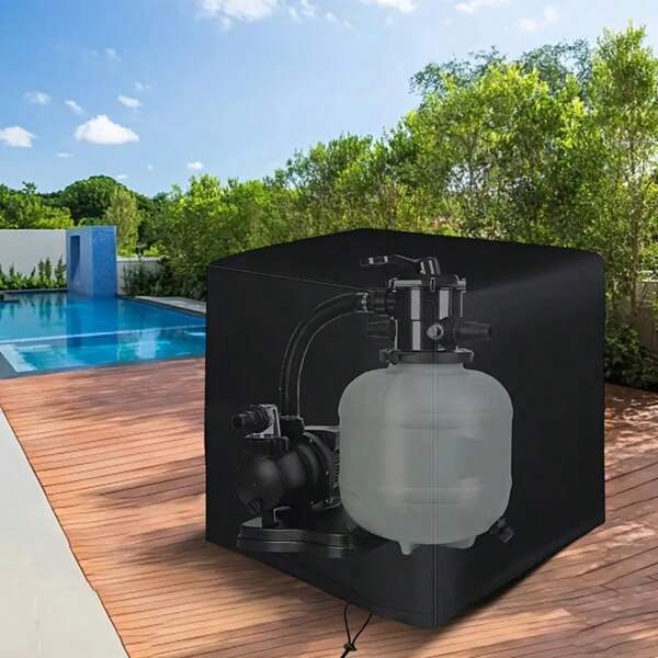 Swimming Pool Filter Pump Cover, Durable Material, For Swimming Pool Filter Pump, General Purpose - Easy To Install, Weather Resistant, Swimming Pool Accessories