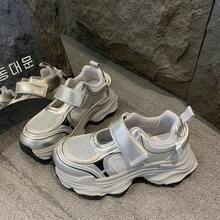 Women Wedge Sneakers - 灰色 - 查看 2